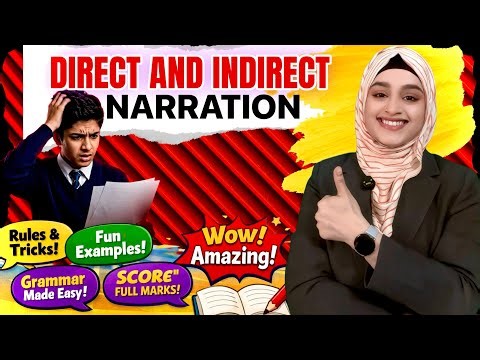 Direct & Indirect Narration | One Shot for School + Competitive Exams