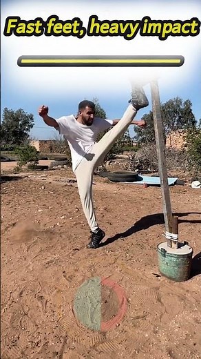 Fast feet, heavy impact #taekwondo #training #reels