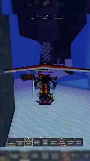 How To Get The Advanced Glider And The Winter Cloak In Roblox Fisch... #fyp #tutorial #fisch #roblox
