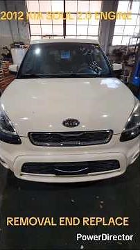 2012 KIA SOUL 2.0 ENGINE REMOVAL END REPLACE