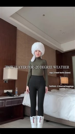How I layer up to survive -20°C in Harbin ❄️🧣 Warm, practical, and still cute — because winter fashion is all about smart layering. #Harbin #WinterLayering #Minus20Degrees #ColdWeatherStyle #WinterOutfit