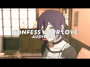 confess your love (tiktok version) || jiandro ft. ola.wav [ edit audio ]