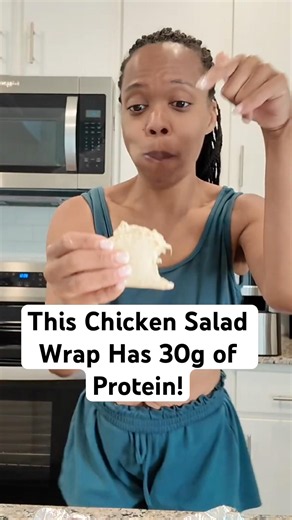 30g Protein Chicken Salad Wrap 🤤 Low Carb & SO Good!