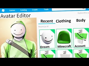 MAKING MINECRAFT DREAM a ROBLOX ACCOUNT