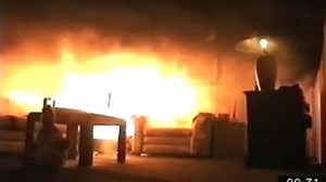 Shocking video shows how quickly a Christmas tree can burn