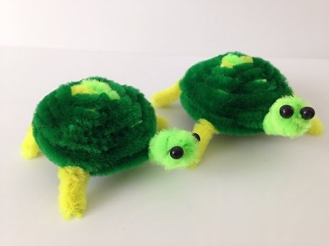 How to make a Pipe Cleaner Turtle [Pipe Cleaner Animals]