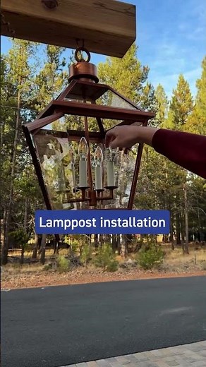 DIY Lamppost Installation