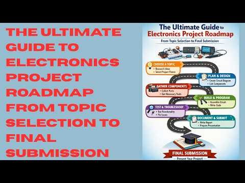 The Ultimate Guide to Electronics Project Roadmap From Topic Selection to Final Submission.
