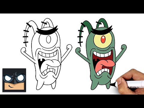 How to Draw Plankton | Spongebob Squarepants