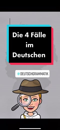 Die 4 Fälle im Deutschen - Eine Übersicht