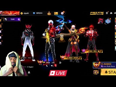 🔴DNOX ON LIVE 🔥 Free Fire Live | Sub Squad vs Me! 🎉 #freefire #tamil