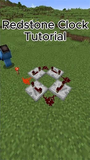 REDSTONE CLOCK TUTORIAL 1.21+