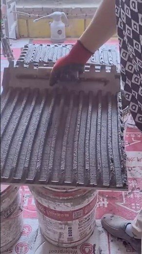 Indoor Large-Scale Wall Tile Installation Technology & Process