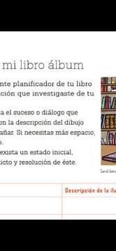Sesión 9 Planificó mi libro álbum, página 119 libro lengua materna español tercer grado primaria