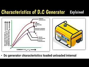 characteristics of dc generator | dc generator characteristics | internal and external | no load