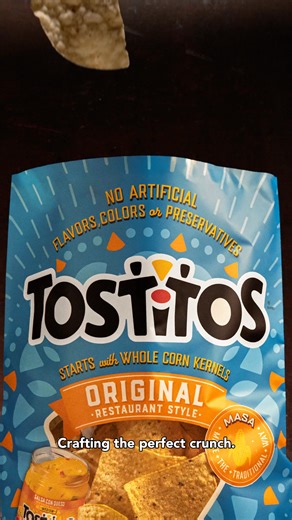 130K views · 301 reactions | Tostitos® are crafted for the perfect crunch, starting with whole corn kernels to make our masa the traditional way. | Tostitos | Facebook
