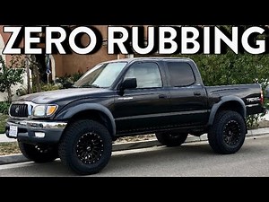 How I Fit 33s On My Toyota Tacoma Without Rubbing! | Pinch Weld Mod