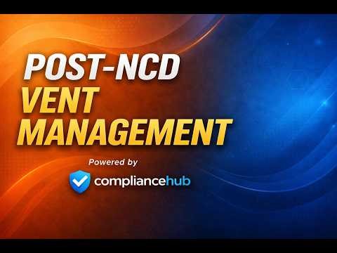 Vent Management powered by ComplianceHub