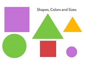 Shapes Sizes Color