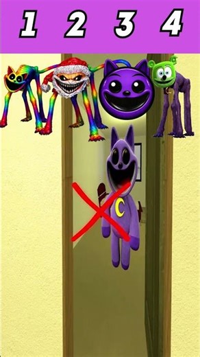 GUESS RAINBOW CATNAP BEHIND THE DOOR LIMINAL HOTEL Garry's Mod