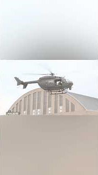 U.S. Army: UH-72 Lakota lands on Independence Ave., DC Armory in Washington