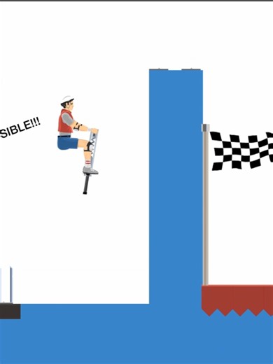 Happy Wheels Impossible Harpoon Level – Pogo Stick Walkthrough