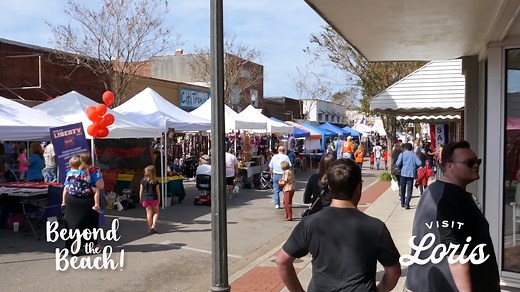 7.9K views · 124 reactions | Join us every Friday as we go on location in each of our charming coastal communities. This week, we’re heading inland to explore the charming southern town of Loris, SC. https://bit.ly/2TvNq1g | Visit Myrtle Beach, South Carolina | Facebook