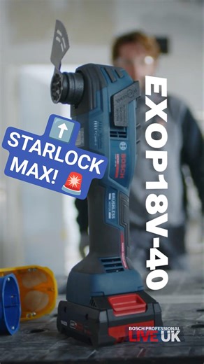 The ULTIMATE 18V StarlockMAX Multi-Tool! 🤯 | EXOP18V-40 #shorts