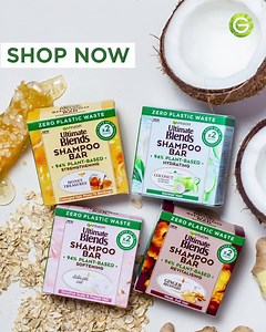 12K views · 517 reactions | Find your perfect Ultimate Blends Shampoo Bar with 4 flavours to choose from 殺 Softening, Strengthening, Hydrating or Revitalising ‍♀️ Shop Now! | Garnier | Facebook