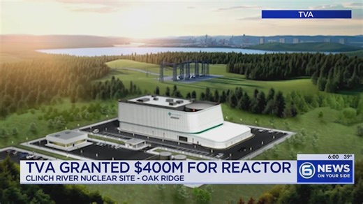 Oak Ridge nuclear project gets $400M grant as data centers spur greater power demand