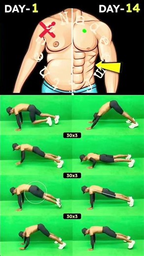 🔥 14 DAYS EXTREME BODY TRANSFORMATION CHALLENGE Exercise 130 Seconds ×