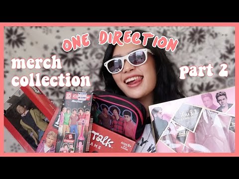 my one direction merch collection! (part 2: clothes/accs., stationery, perfume, etc.) // allthelove