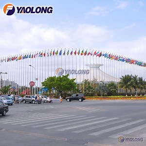 [Hot Item] Excellent Easy Mounting Aluminum Flagpole with Manual Internal Halyard