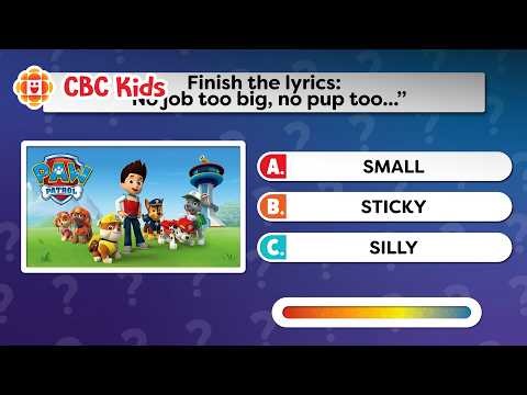 Put Your PAW Patrol Knowledge To The Test! 🐶 | CBC Kids
