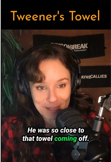 What has been seen cannot be unseen…#tvfails #prisonbreak #prisonbreakpodcast #sarahwaynecallies #pauladelstein #netflix #hulu