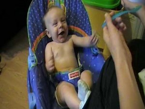 first time eating peas