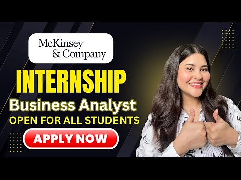 NEW INTERNSHIP | MCKINSEY INTERNSHIP | INTERNSHIP FOR STUDENTS