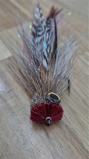 paper clip articulated pike streamer fly pattern #shorts #flytying #flyfishing