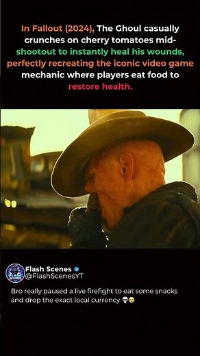 The Most Accurate Video Game Reference In Fallout! 🤯 #fallout #theghoul #shorts