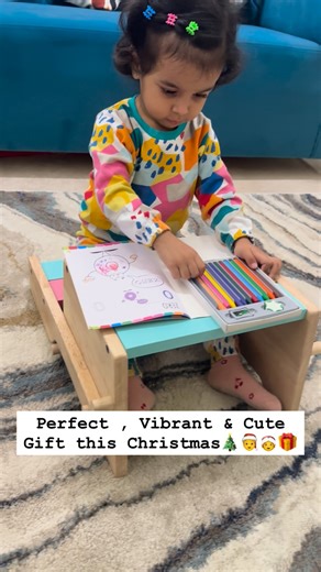 Hemali | Lifestyle & Parenting on Instagram: "Meet the one piece that grows with your child. A comfortable little chair for reading and learning… crafted with super soft, smooth, child-safe wood. Bright colours that spark joy. Smart design that adapts. And when it’s time to reach higher, it transforms into a sturdy step stool — supporting independence, safely. One product. Many moments. Built for little hands and big milestones. My niece has truly been loving the @arirotoys Step Stool and it’s b