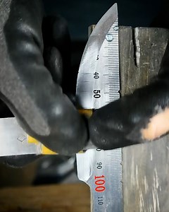 140K views · 382 reactions | Making a Knife from Stainless Steel Ruler | DIY & Crafts | Facebook