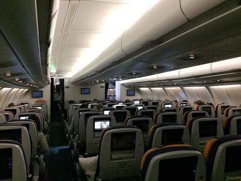Lufthansa Airbus A340-600 Economy Class Review (TOILET DOWNSTAIRS?!)