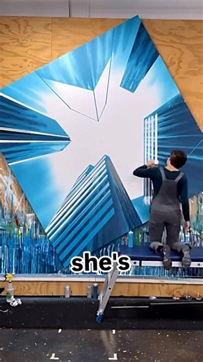 She Paints Entire Cities Without Using a Brush