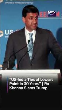 “US-India Ties at Lowest Point in 30 Years” | Ro Khanna Slams Trump #Shorts
