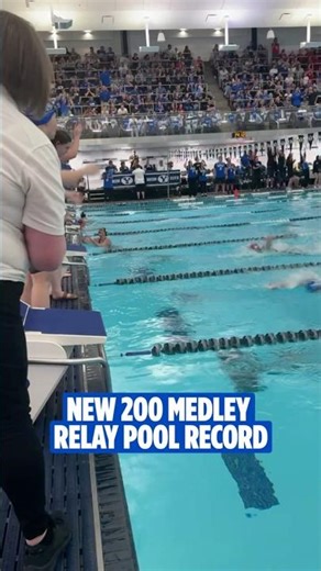 THE WOMEN’S 200 MEDLEY RELAY BEAT THEIR OWN POOL RECORD FROM LAST MEET AND WON WITH A 1:39.42 🤯