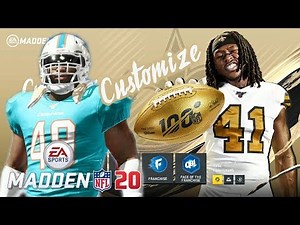 MADDEN NFL 20 : CRÉER UN JOUEUR / CRÉATION / CUSTOMIZE SECTION - PC