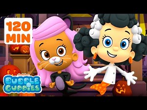 Molly & Deema Visit a Spooky Haunted House! & MORE Halloween Fun! | 2 Hours | Bubble Guppies