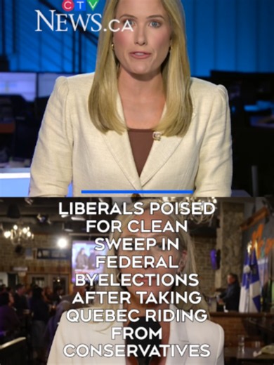 Liberals poised for clean sweep in federal byelections after taking Quebec riding from Conservatives - Prime Minister Mark Carney has snatched the Quebec riding of Chicoutimi–Le Fjord away from Pierre Poilievre’s Conservatives and is poised for a clean sweep in Monday’s federal byelections.