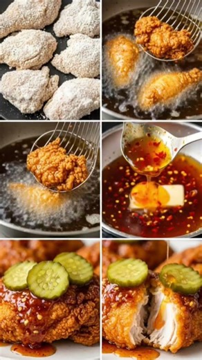 cooking food video for you 🔥 Hot Honey Fried Chicken Recipe | Crispy Sweet & Spicy Chicken 🍗🍯🌶️