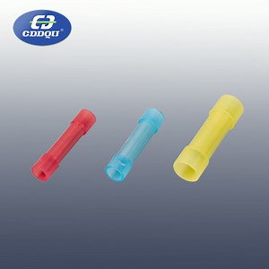 [Hot Item] Bnyf1.25 Nylon Crimp Terminal Butt Connector Waterproof Insulated Electrical Heat Shrink Butt Terminals